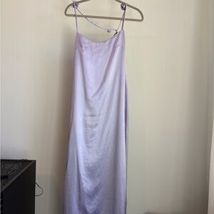 Elegant Lavender Slip Dress